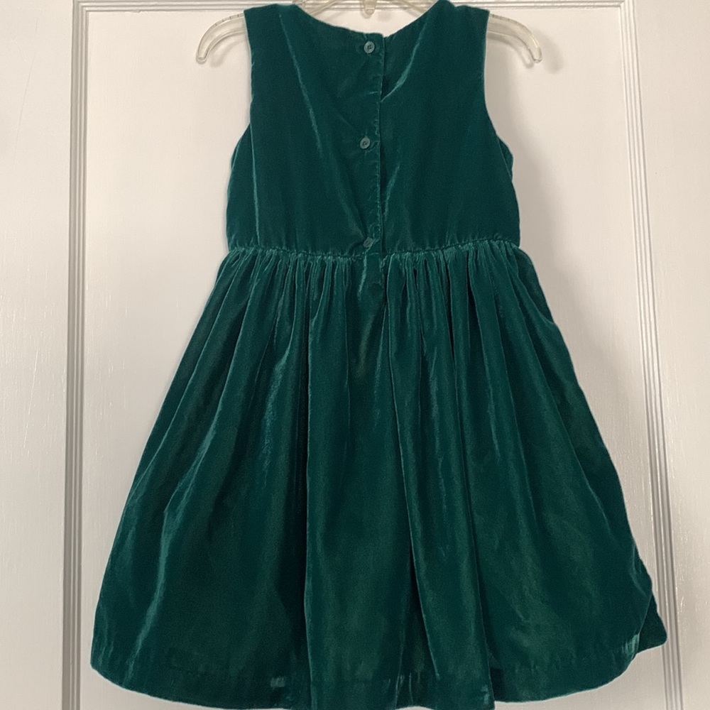 Gymboree Velvety Green Tank Dress 3T - Picture 9 of 13